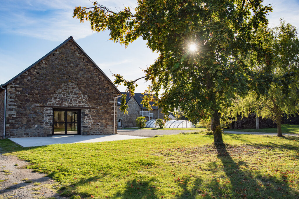 Extérieur vue sur la salle de réception